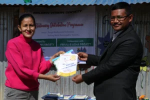 GVS with FONNJ and ASHA PROJECT at Dolakha