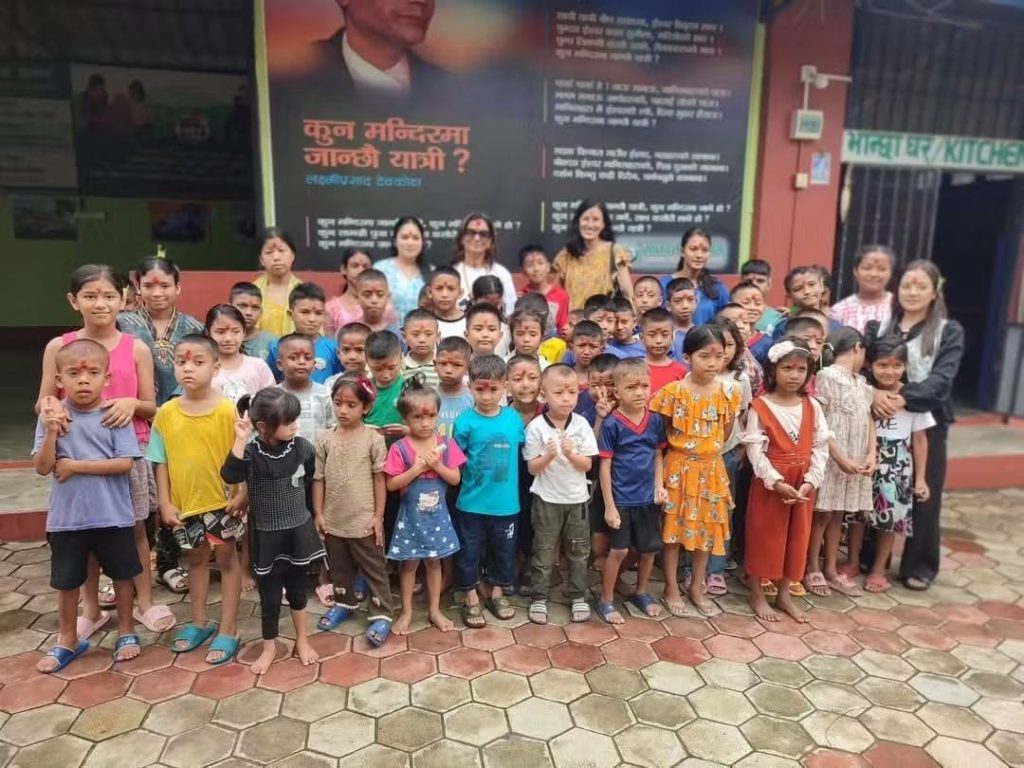 2082 Dashain celebration with Kids